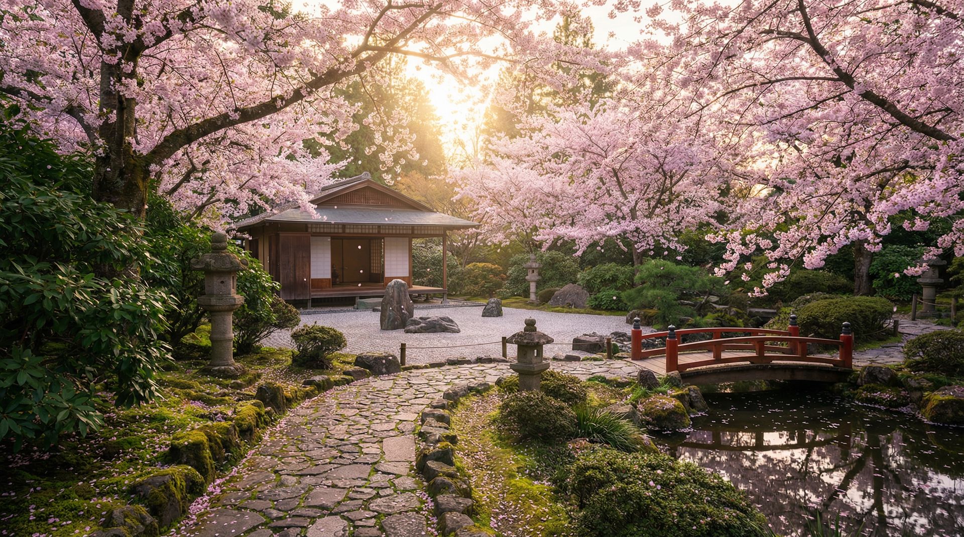 抖阴旅拍视频记录：樱花季日式庭院漫游记